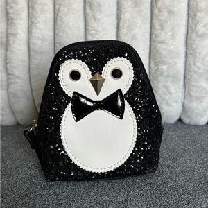 Kate Spade Clifton Lane Penguin Glitter Coin Purse